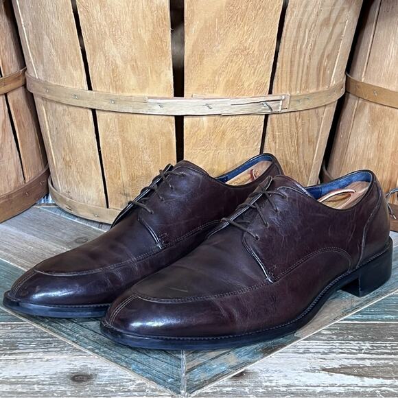 Cole Haan Lenox Hill Split Oxford T Moro Dark Brown Leather Oxfords Mens Size 12 main image 11